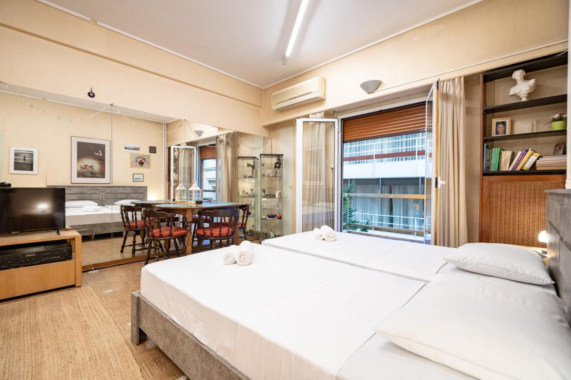 Syntagma Square 1 Bedrm 4 Persons Apartment By Mps Aten Exteriör bild